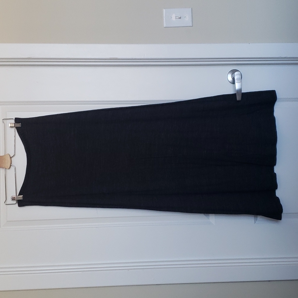 Black maxi skirt